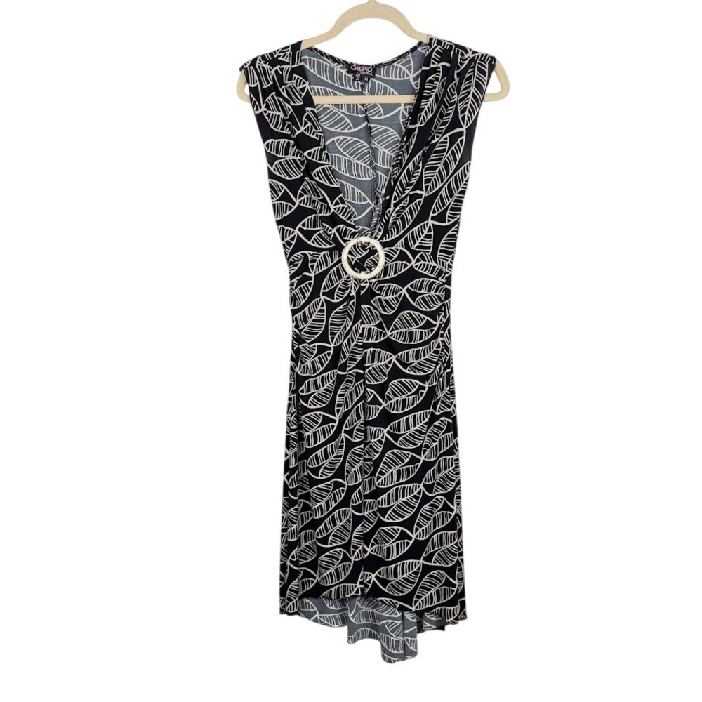 Vintage XOXO Y2K Babydoll Dress Black‎ Dark Floral Whimsigoth Fairy Size Medium